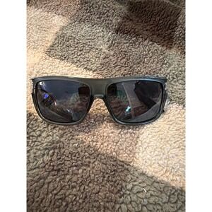 PUGS 1381 T2 Translucent Grey Rectangular Sunglasses Dark Lens Streetwear Sporty